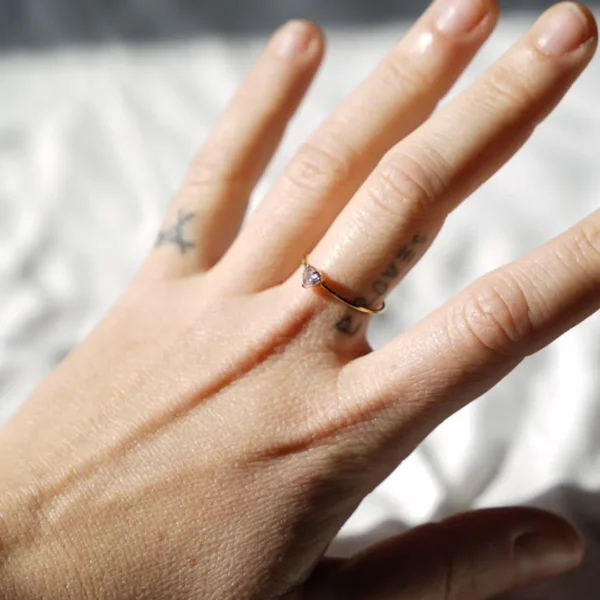 Anillo self love corazon - Imagen 4