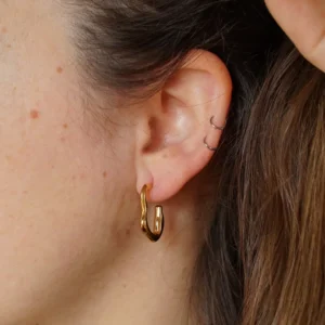 pendientes-aro-drop-irregular-dorado