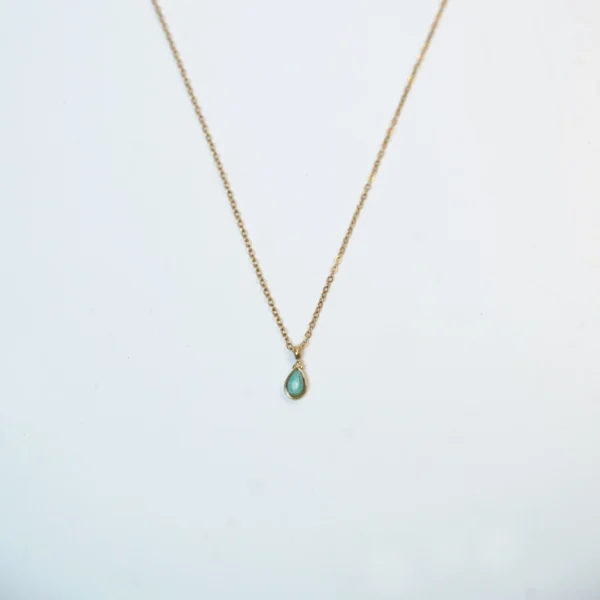 Collar Gota Turquesa - Imagen 2